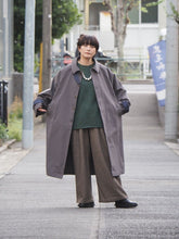 画像をギャラリービューアに読み込む, KELEN "BAL COLLAR COAT CHARCOAL/NAVY"
