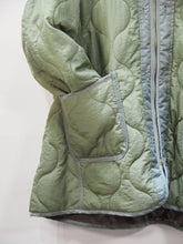 画像をギャラリービューアに読み込む, KHA:KI "MIL QUILT ZIP UP JACKET OLIVE"