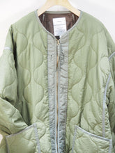 画像をギャラリービューアに読み込む, KHA:KI "MIL QUILT ZIP UP JACKET OLIVE"