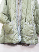 画像をギャラリービューアに読み込む, KHA:KI "MIL QUILT ZIP UP JACKET OLIVE"