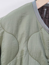 画像をギャラリービューアに読み込む, KHA:KI "MIL QUILT ZIP UP JACKET OLIVE"