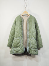 画像をギャラリービューアに読み込む, KHA:KI "MIL QUILT ZIP UP JACKET OLIVE"