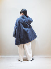 画像をギャラリービューアに読み込む, NOUVELLES DU PARADIS "中綿 テントラインコート NAVY"