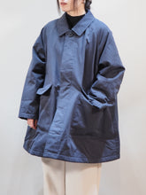 画像をギャラリービューアに読み込む, NOUVELLES DU PARADIS "中綿 テントラインコート NAVY"