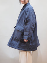 画像をギャラリービューアに読み込む, NOUVELLES DU PARADIS "中綿 テントラインコート NAVY"