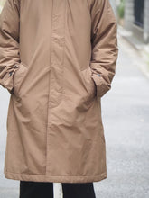 画像をギャラリービューアに読み込む, AUDIENCE "60/40クロス 中綿ステンカラーコート CAMEL BROWN"
