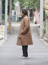 画像をギャラリービューアに読み込む, AUDIENCE "60/40クロス 中綿ステンカラーコート CAMEL BROWN"