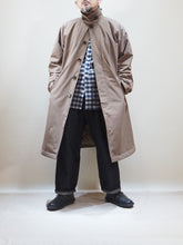 画像をギャラリービューアに読み込む, AUDIENCE "60/40クロス 中綿ステンカラーコート CAMEL BROWN"