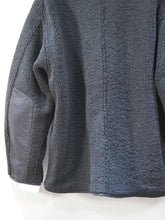 画像をギャラリービューアに読み込む, BARNS OUTFITTERS "ユーティリティ ボア カーディガン BLACK"