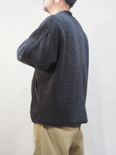 画像をギャラリービューアに読み込む, BARNS OUTFITTERS "ユーティリティ ボア カーディガン BLACK"