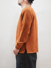画像をギャラリービューアに読み込む, John Tulloch "シェットランドラムウール クルーネックセーター EMBER "