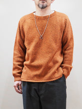 画像をギャラリービューアに読み込む, John Tulloch "シェットランドラムウール クルーネックセーター EMBER "