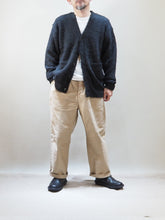 画像をギャラリービューアに読み込む, setto × toulouse "モールスキン 2タック ワイドパンツ BEIGE"