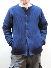 画像をギャラリービューアに読み込む, AUDIENCE "ストライプキルト ノーカラースナップジャケット NAVY"