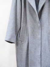画像をギャラリービューアに読み込む, mizuiro ind "スタンドカラーロングコート CHARCOAL"