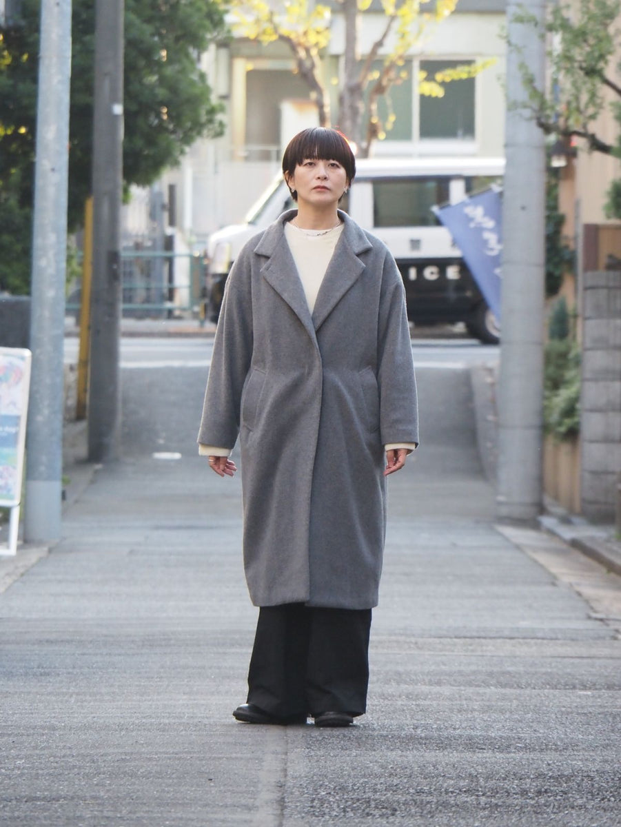 11/1迄の価格❗️【mizuiro ind 】スタンドカラーロングコート mizuiro ind 