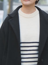 画像をギャラリービューアに読み込む, mizuiro ind "スタンドカラーロングコート BLACK"