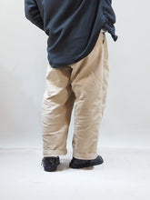 画像をギャラリービューアに読み込む, setto × toulouse "モールスキン 2タック ワイドパンツ BEIGE"