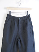 画像をギャラリービューアに読み込む, setto × toulouse "モールスキン 2タック ワイドパンツ BLACK"