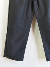 画像をギャラリービューアに読み込む, setto × toulouse "モールスキン 2タック ワイドパンツ BLACK"