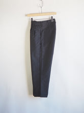 画像をギャラリービューアに読み込む, setto × toulouse "モールスキン 2タック ワイドパンツ BLACK"