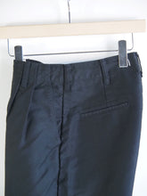 画像をギャラリービューアに読み込む, setto × toulouse "モールスキン 2タック ワイドパンツ BLACK"