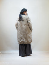 画像をギャラリービューアに読み込む, miffew "NO COLLAR DOWN COAT BEIGE"