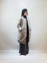 画像をギャラリービューアに読み込む, miffew "NO COLLAR DOWN COAT BEIGE"