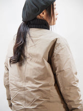 画像をギャラリービューアに読み込む, miffew "NO COLLAR DOWN COAT BEIGE"