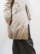 画像をギャラリービューアに読み込む, miffew "NO COLLAR DOWN COAT BEIGE"