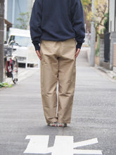 画像をギャラリービューアに読み込む, setto × toulouse "モールスキン 2タック ワイドパンツ BEIGE"