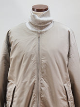 画像をギャラリービューアに読み込む, miffew "NO COLLAR DOWN COAT BEIGE"