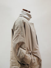 画像をギャラリービューアに読み込む, miffew "NO COLLAR DOWN COAT BEIGE"