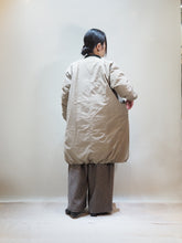 画像をギャラリービューアに読み込む, miffew "NO COLLAR DOWN COAT BEIGE"