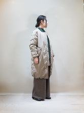 画像をギャラリービューアに読み込む, miffew "NO COLLAR DOWN COAT BEIGE"