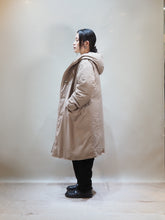 画像をギャラリービューアに読み込む, miffew "FOODED LONG DOWN COAT BEIGE"