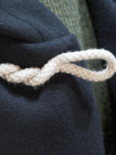 画像をギャラリービューアに読み込む, mizuiro ind "ウールメルトン Aライン フード付きコート BLACK"