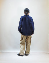 画像をギャラリービューアに読み込む, GUERNSEY WOOLLENS "オーバーサイズ ガンジーセーター NAVY size:38 "