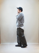 画像をギャラリービューアに読み込む, HARLEY "シェットランドウール オーバーサイズクルーネックセーター MID GREY"