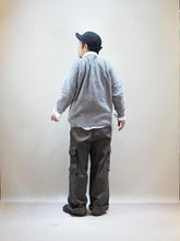 画像をギャラリービューアに読み込む, HARLEY "シェットランドウール オーバーサイズクルーネックセーター MID GREY"