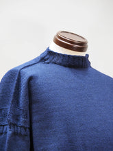 画像をギャラリービューアに読み込む, GUERNSEY WOOLLENS "オーバーサイズ ガンジーセーター NAVY size:38 "
