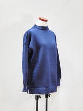 画像をギャラリービューアに読み込む, GUERNSEY WOOLLENS "オーバーサイズ ガンジーセーター NAVY size:38 "