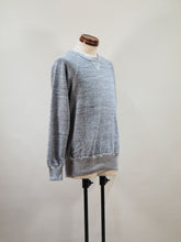 画像をギャラリービューアに読み込む, PATCHII "吊り編みスウェット 丸胴ラグランスリーブクルーネック チャコール"