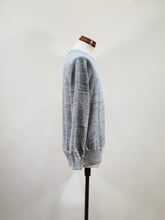 画像をギャラリービューアに読み込む, PATCHII "吊り編みスウェット 丸胴ラグランスリーブクルーネック チャコール"