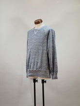 画像をギャラリービューアに読み込む, PATCHII "吊り編みスウェット 丸胴ラグランスリーブクルーネック チャコール"