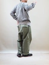 画像をギャラリービューアに読み込む, PATCHII "吊り編みスウェット 丸胴ラグランスリーブクルーネック チャコール"