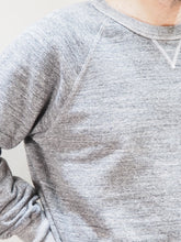 画像をギャラリービューアに読み込む, PATCHII "吊り編みスウェット 丸胴ラグランスリーブクルーネック チャコール"