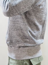 画像をギャラリービューアに読み込む, PATCHII "吊り編みスウェット 丸胴ラグランスリーブクルーネック チャコール"