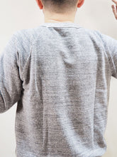 画像をギャラリービューアに読み込む, PATCHII "吊り編みスウェット 丸胴ラグランスリーブクルーネック チャコール"