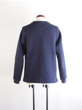 画像をギャラリービューアに読み込む, AUDIENCE "ストライプキルト ノーカラースナップジャケット NAVY"